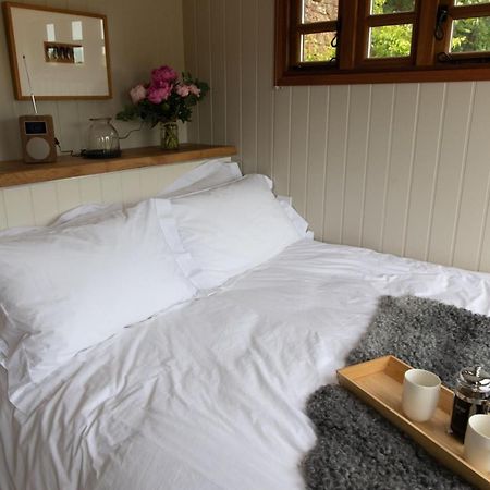 Luxury, Rural Shepherds Hut With Hot Tub Nr Bath Bristol Exterior photo
